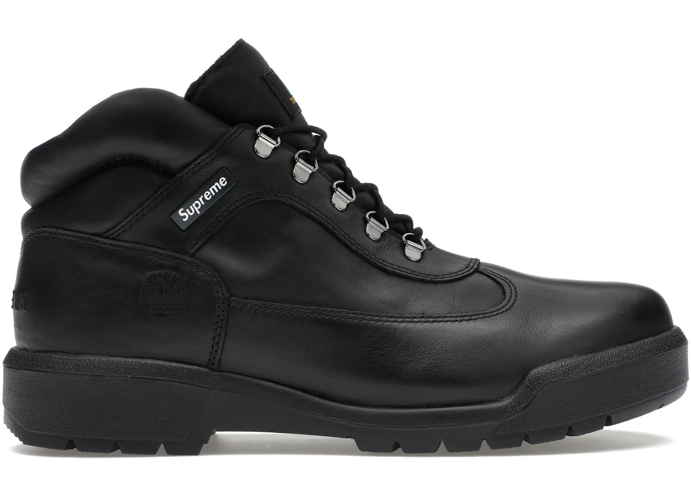 timberland field boot mid lace up supreme black