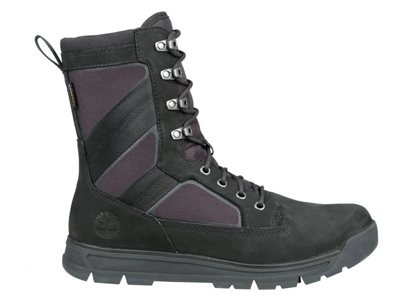 timberland field guide tall boot black