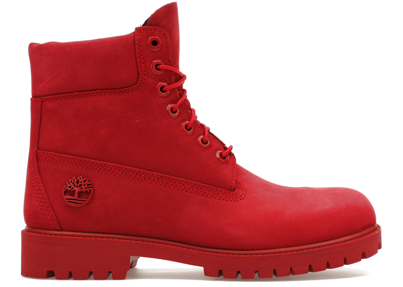 timberland 6" heritage premium waterproof boot dark red nubuck