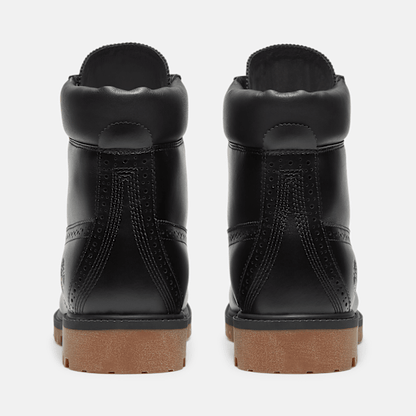 Timberland Heritage 6-Inch Waterproof Boot Black Full-Grain