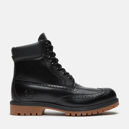 Timberland Heritage 6-Inch Waterproof Boot Black Full-Grain
