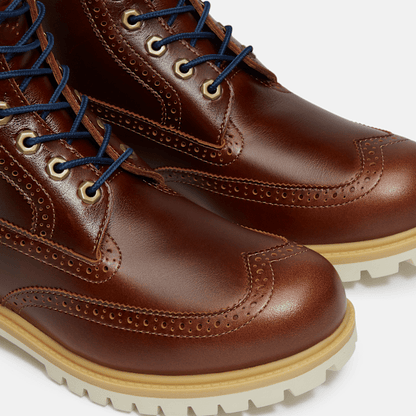 Timberland Heritage 6-Inch Waterproof Boot Medium Brown Full-Grain