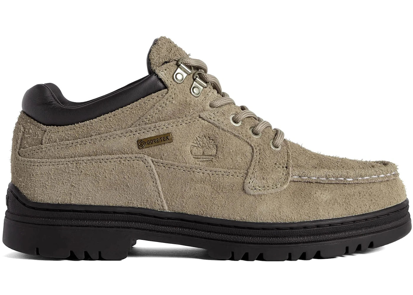timberland heritage mid lace moc toe gore-tex boot thisisneverthat light beige (wide)