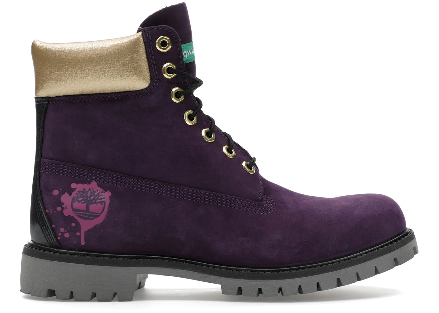 timberland hip hop royalty boot dark purple nubuck