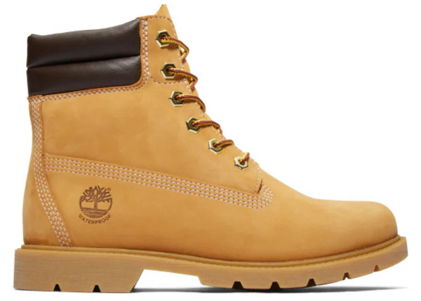 timberland linden woods 6" waterproof boot wheat (women's)