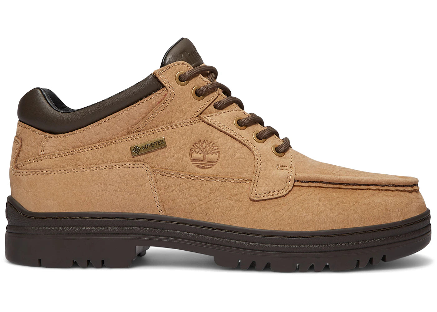 Timberland Mid Lace Gore-Tex Boot Beige Nubuck Dark Brown