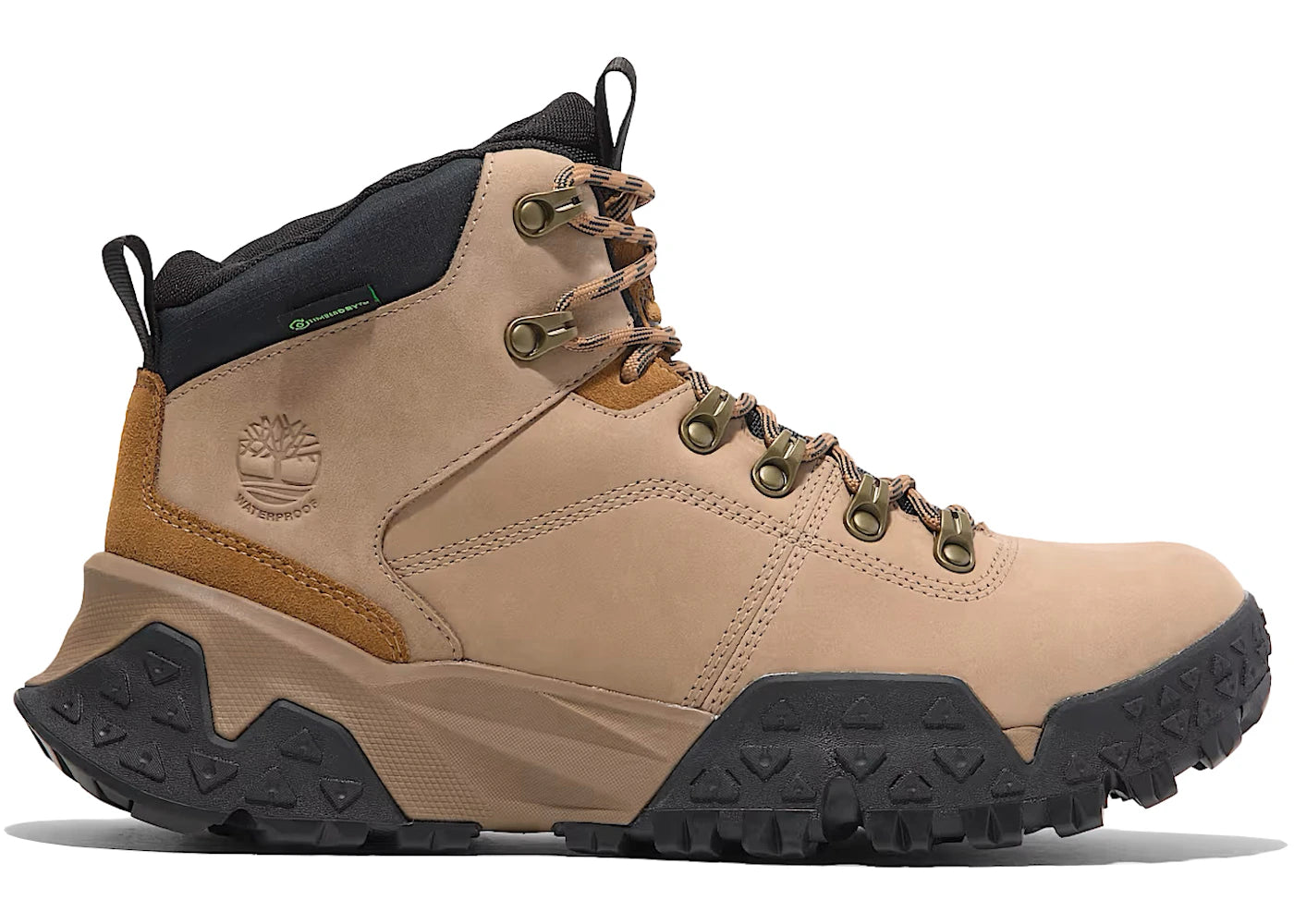 timberland motion scramble lace up mid beige