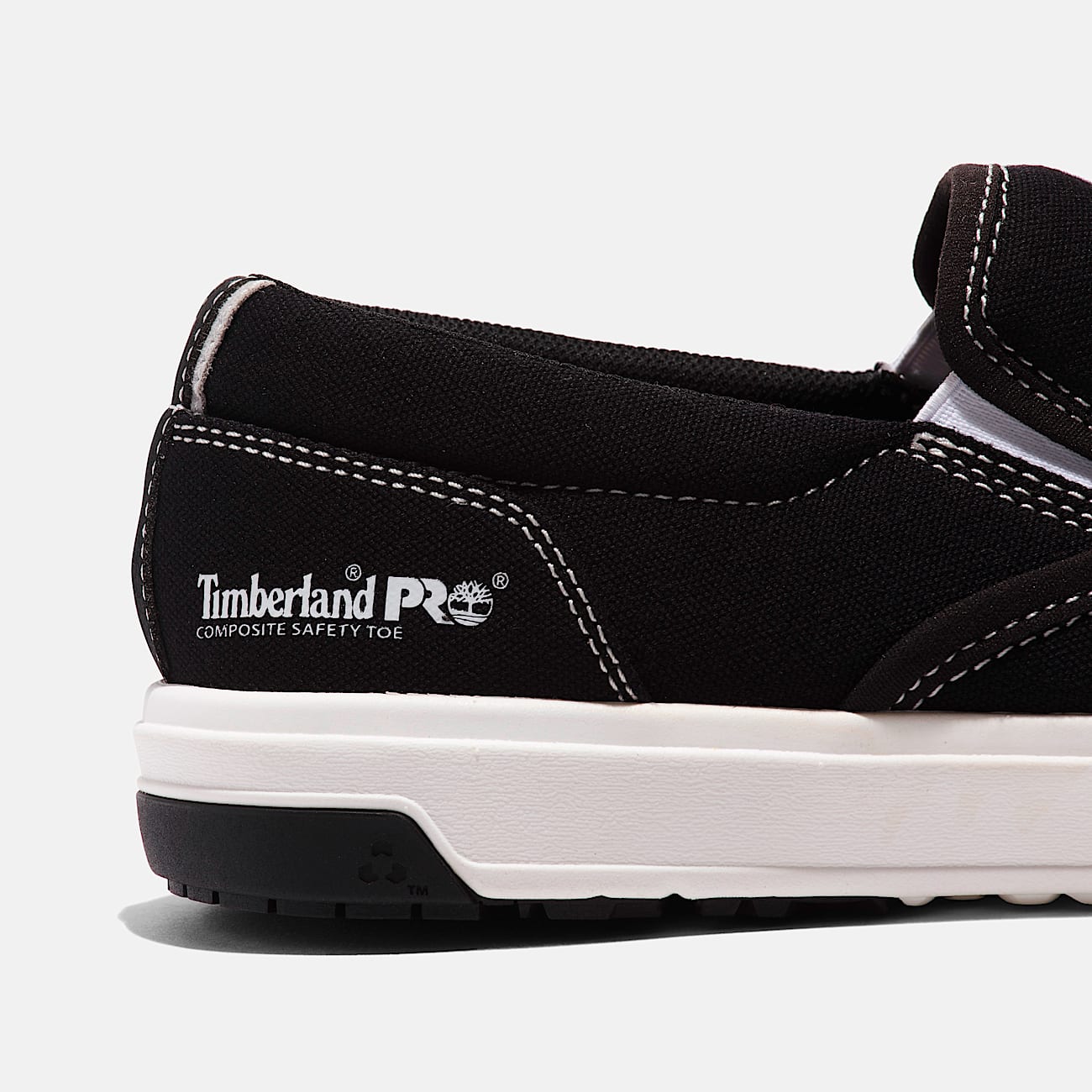 Timberland Timberland Pro Greenstride Berkley Comp-Toe Slip-On Shoe Black/White