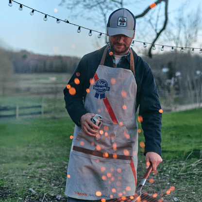 Timberland Pro And Pabst Blue Ribbon Apron Light Grey