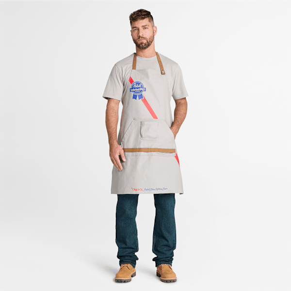 Timberland Pro And Pabst Blue Ribbon Apron Light Grey