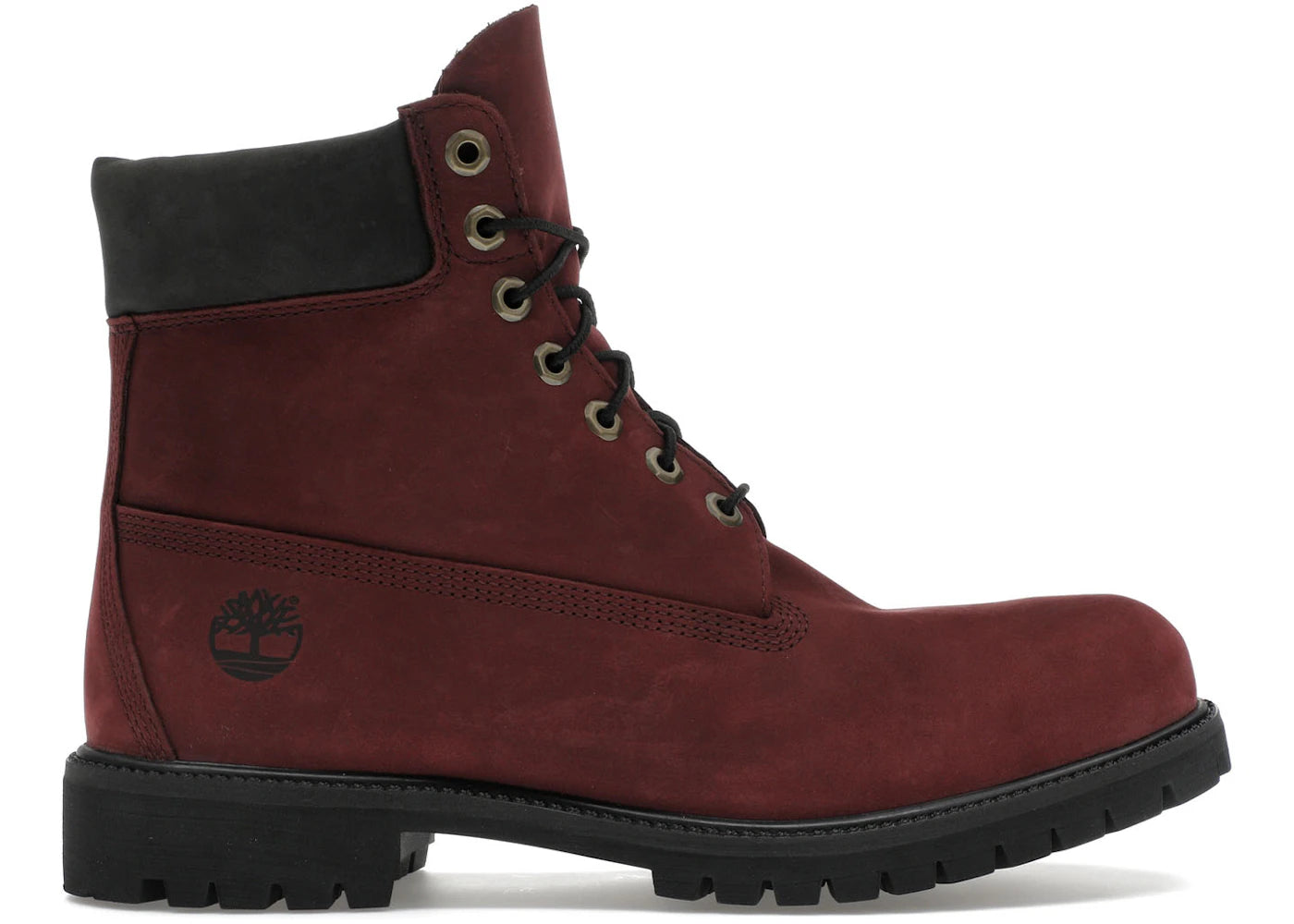 timberland premium 6 inch lace up waterproof dark port
