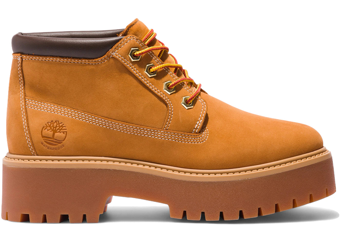 Timberland Stone Street Waterproof Platform Boot Wheat (Women'S)