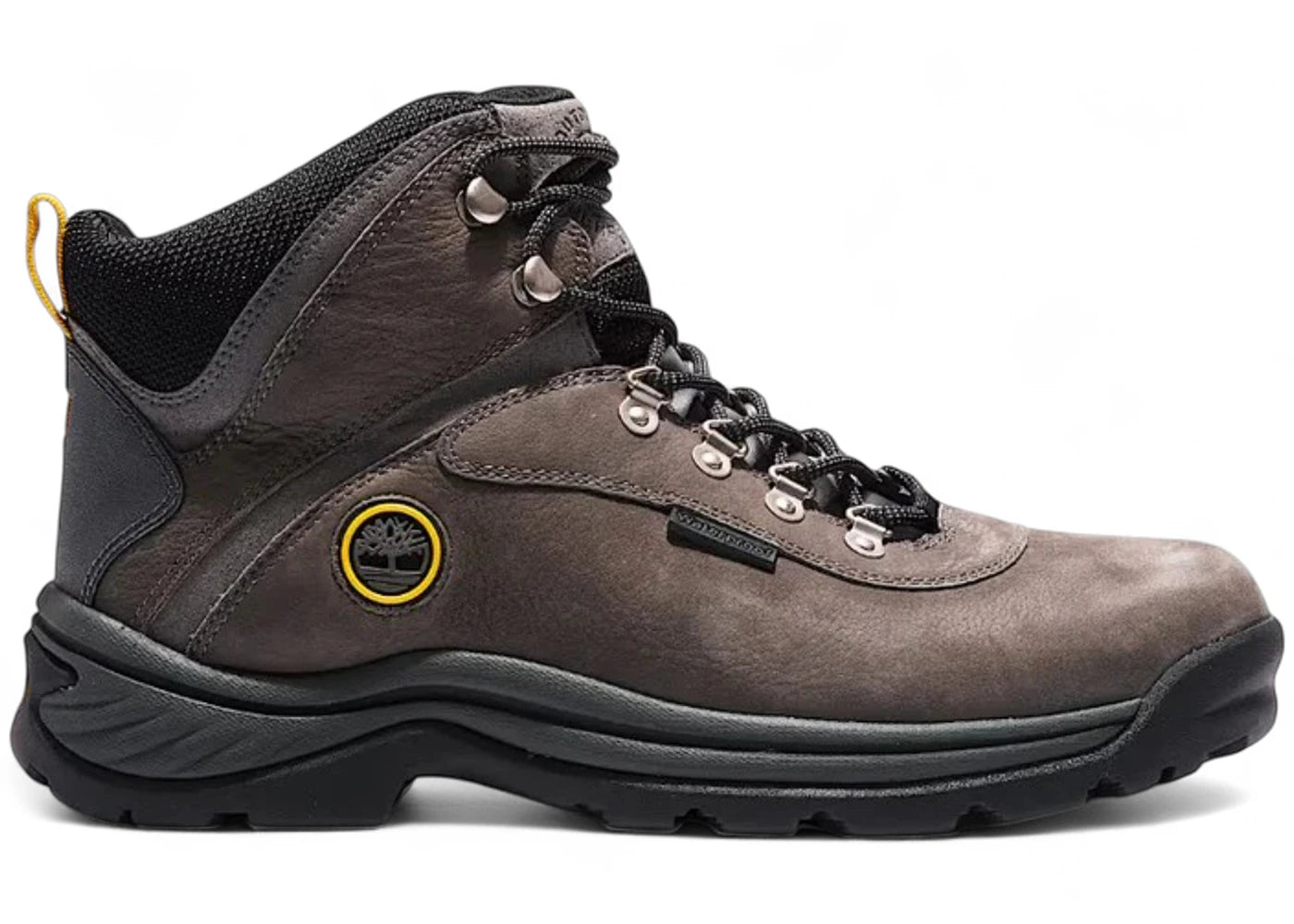 timberland white ledge waterproof mid hiker medium grey nubuck