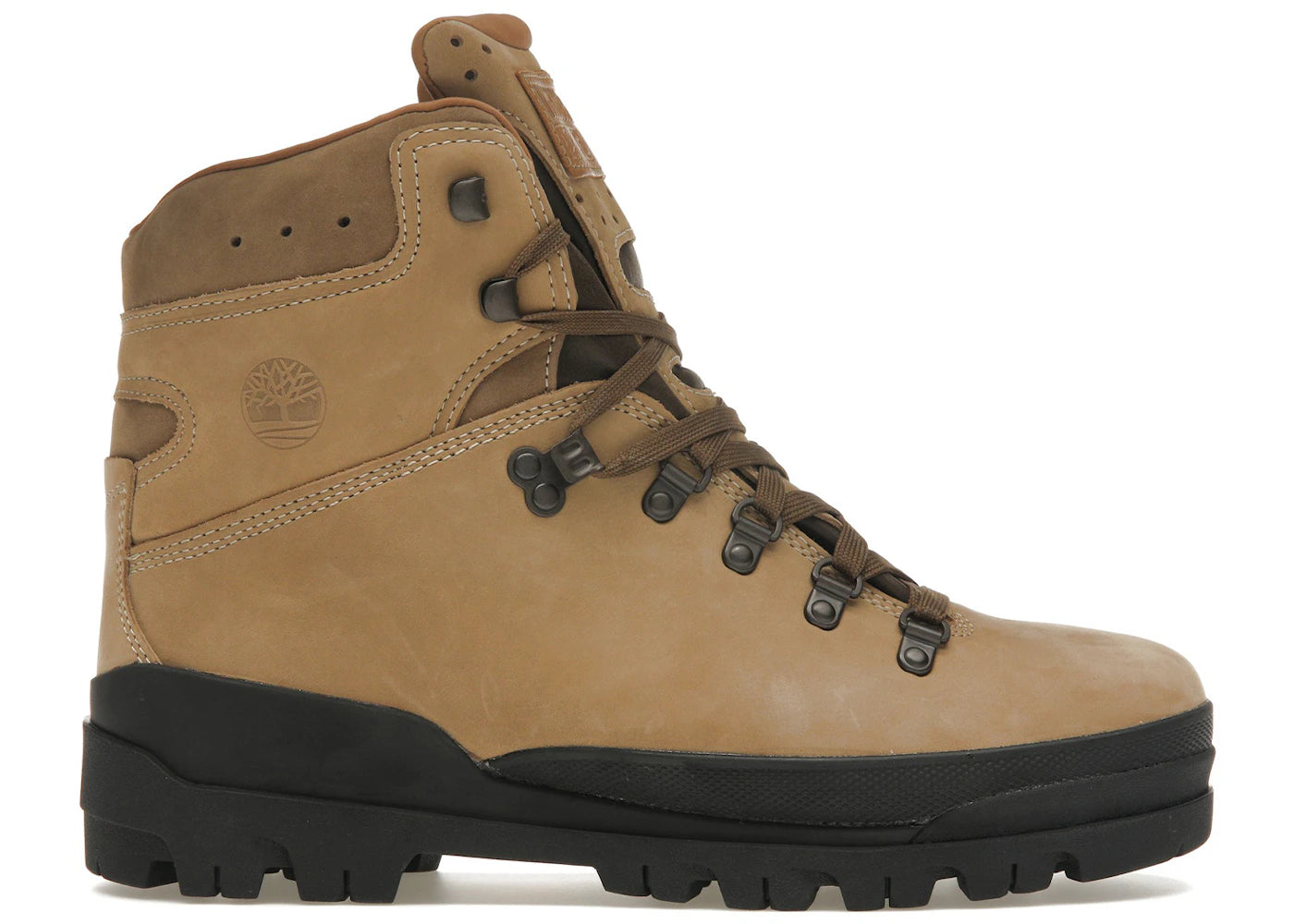 timberland world hiker mid lace-up waterproof boot beige