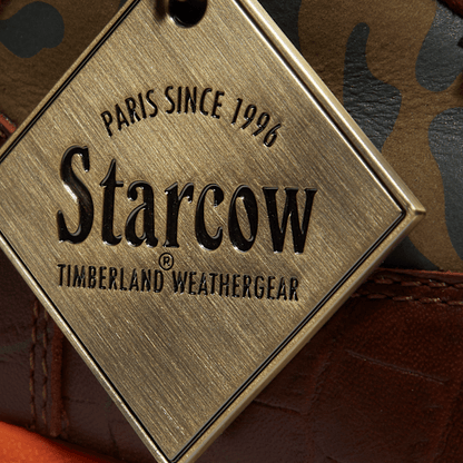 Timberland X Starcow Waterproof Field Boot Brown Croc Embossed Full-Grain