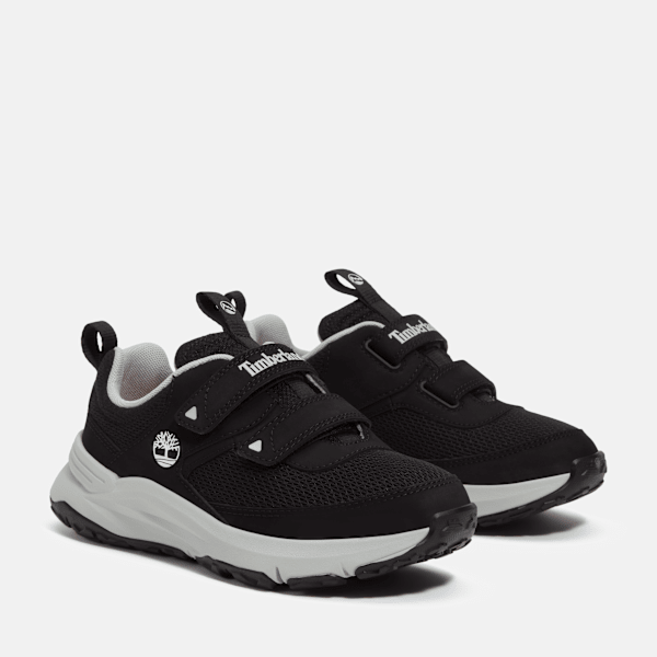 Timberland Toddler Motion Access Hook-And-Loop Sneaker Black Mesh