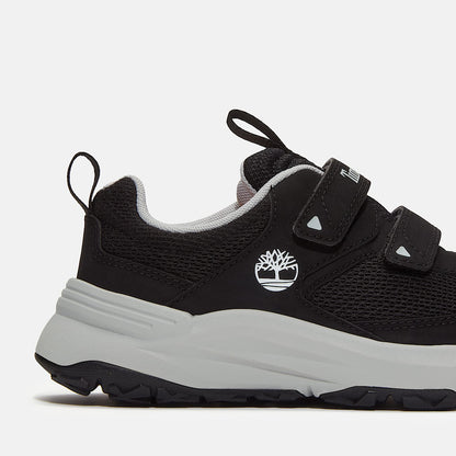 Timberland Toddler Motion Access Hook-And-Loop Sneaker Black Mesh