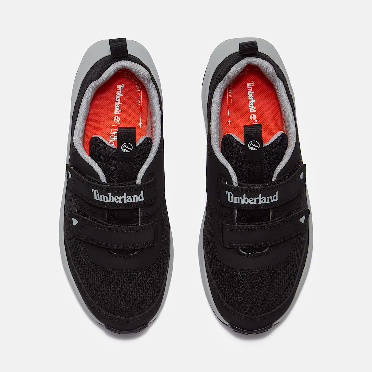 Timberland Toddler Motion Access Hook-And-Loop Sneaker Black Mesh