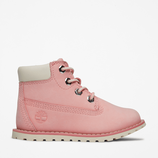 Timberland Toddler Pokey Pine Boot Light Pink Nubuck