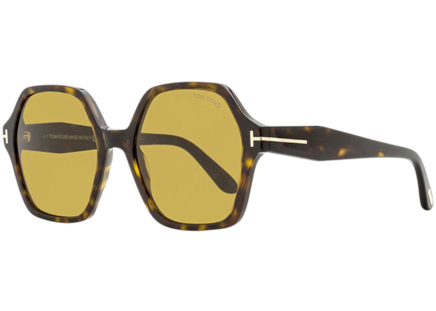Tom Ford Geometric Sunglasses Havana (Ft1032-F 52E)