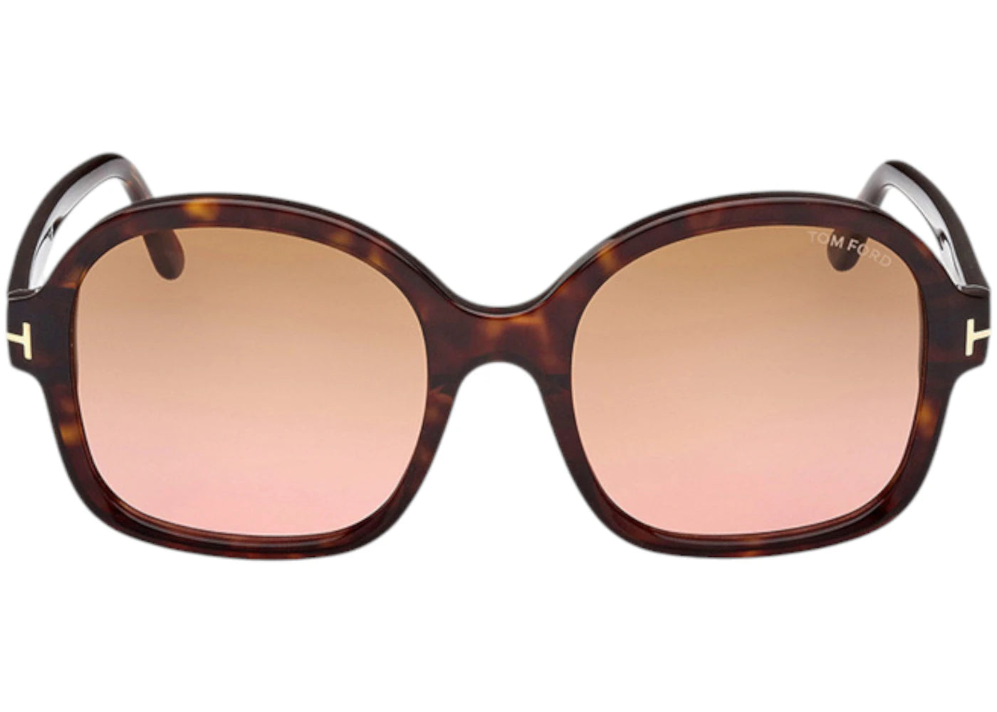 Tom Ford Oval Sunglasses Havana Ft1034 52F