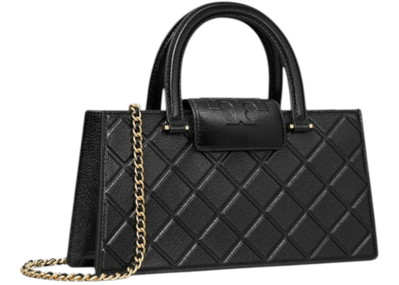 Tory Burch Fleming East-West Tote Black