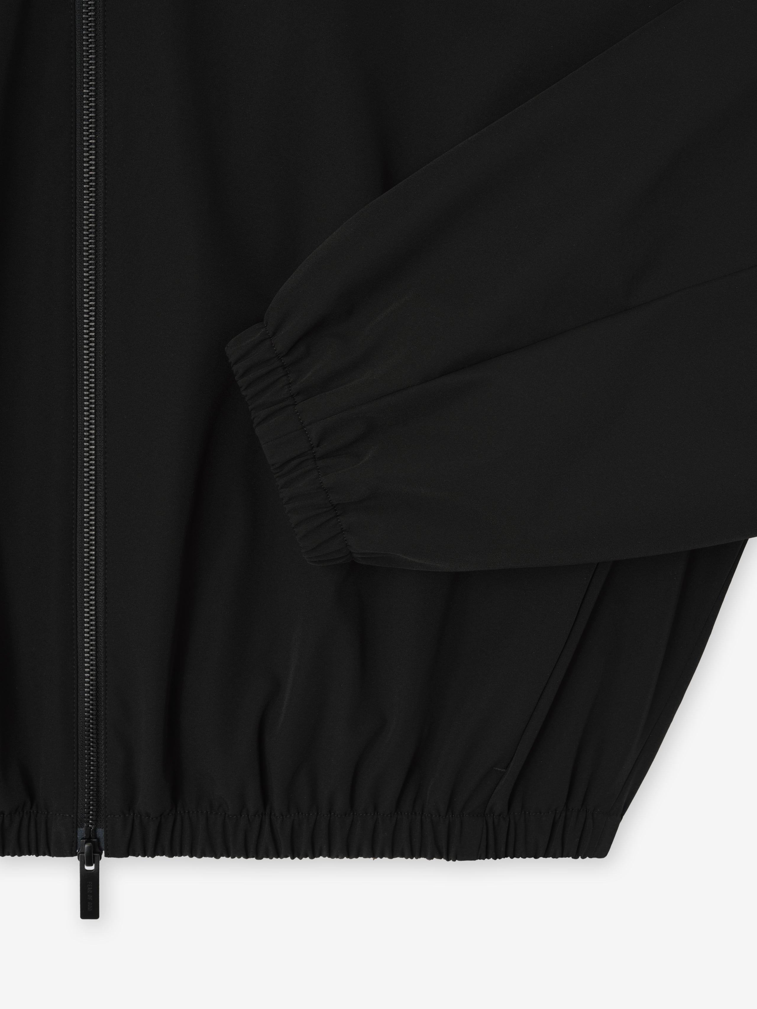 Essentials Nylon Track Jacket Black