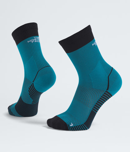 The North Face Trail Run Crew Socks Dusk Blue Hero Blue TNF Black