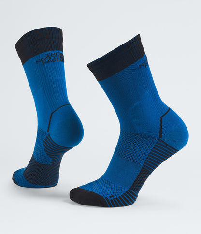 The North Face Trail Run Crew Socks Dusk Blue Hero Blue TNF Black
