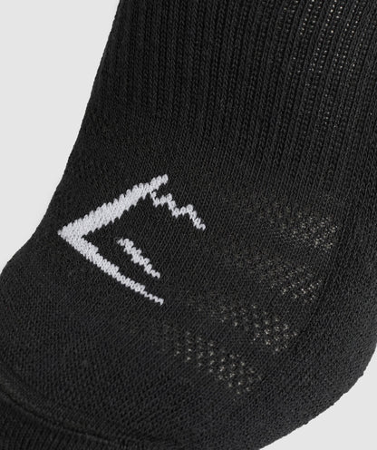 Women's Gymshark Trainer Socks 3Pk Black