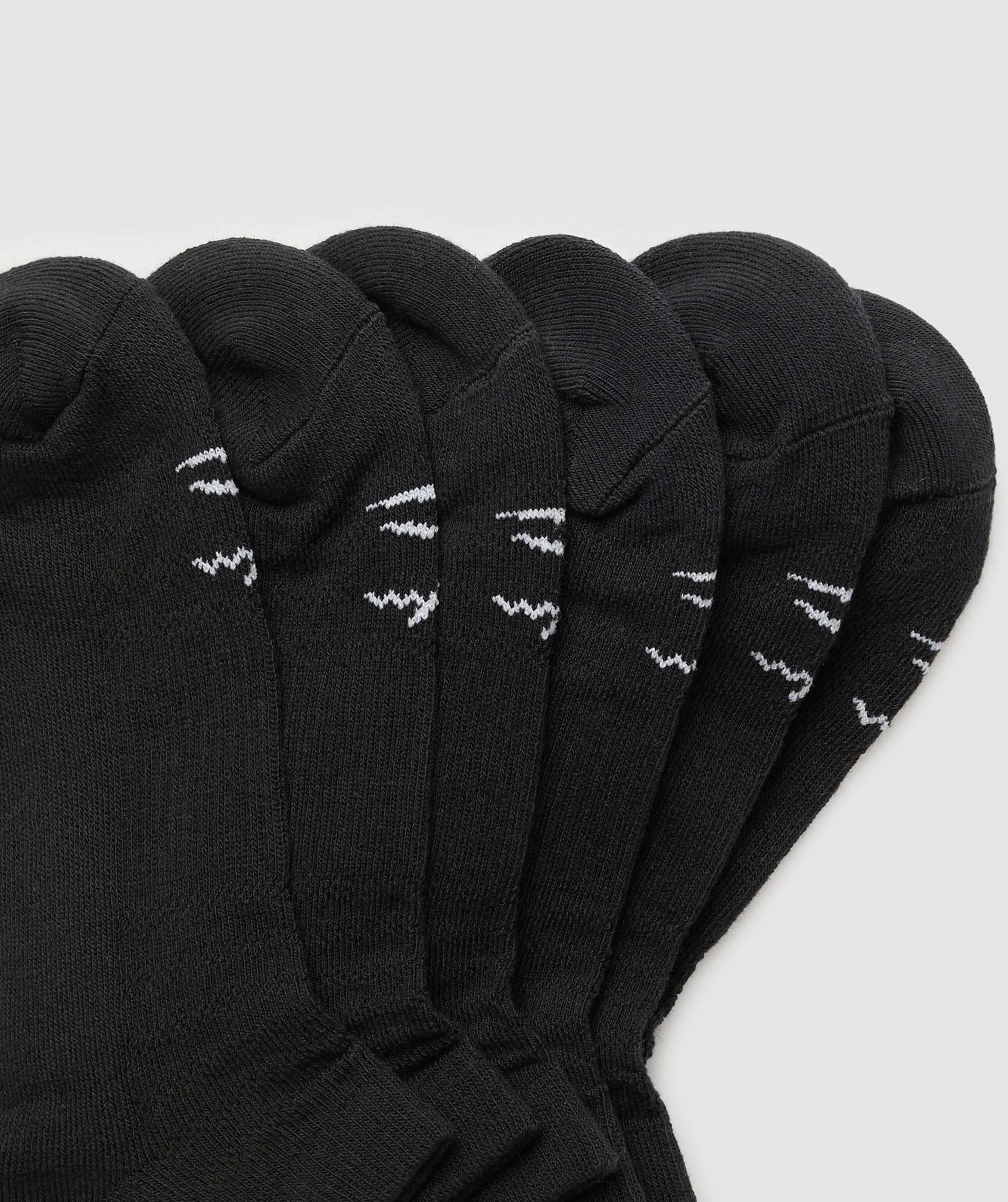 Gymshark Trainer Socks 3Pk Black