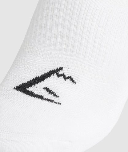 Women's Gymshark Trainer Socks 3Pk White