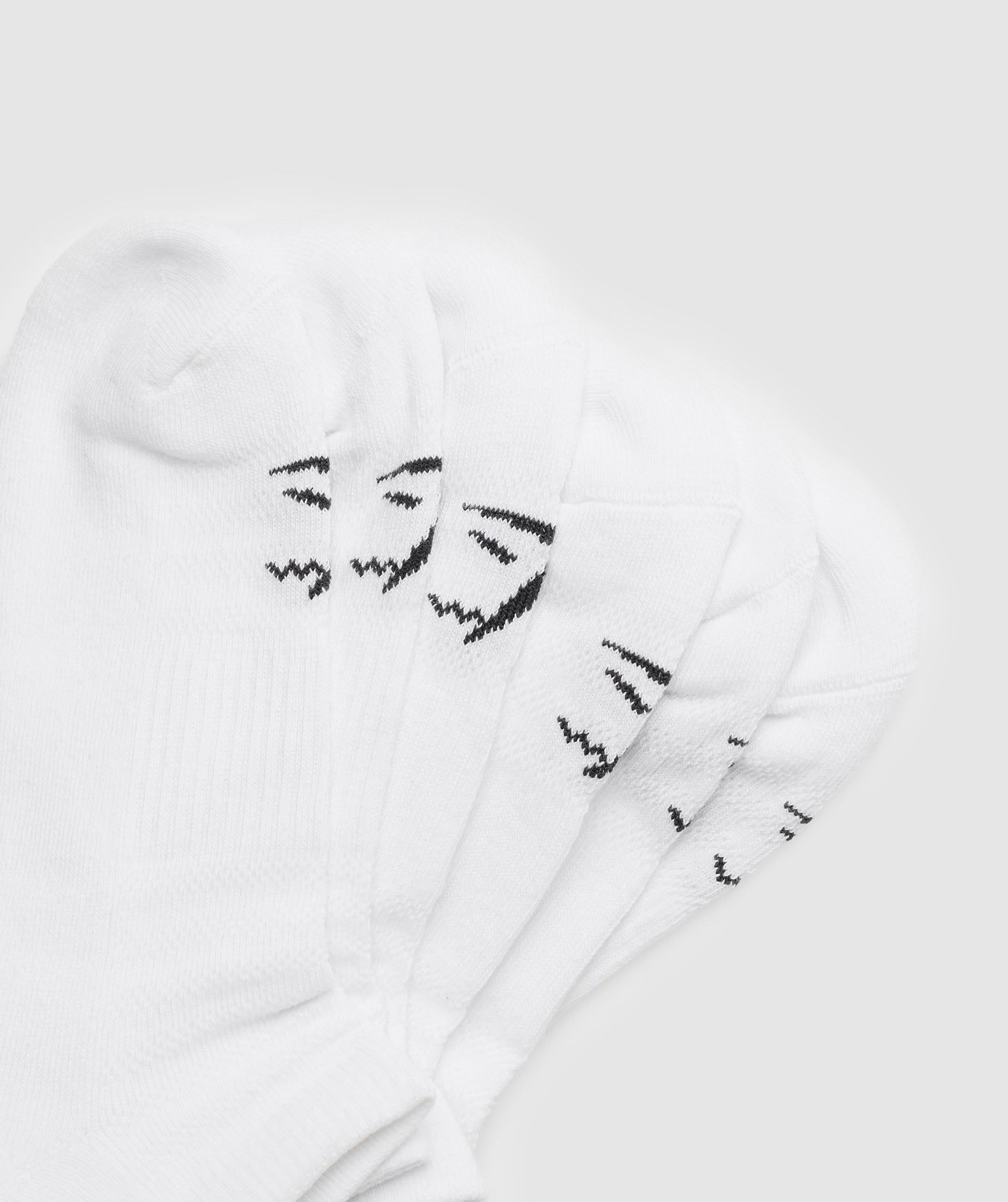 Gymshark Trainer Socks 3Pk White