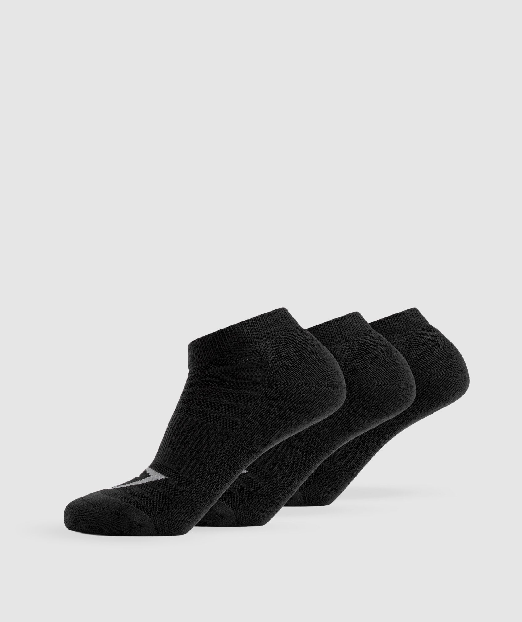 Gymshark Trainer Socks 3Pk Black