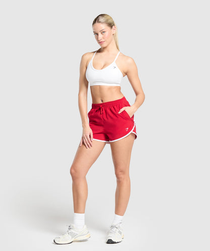 Women's Gymshark Training Contrast Loose Shorts 2.5" Carmine Red