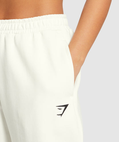 Women's Gymshark Training Fleece Joggers Soft White