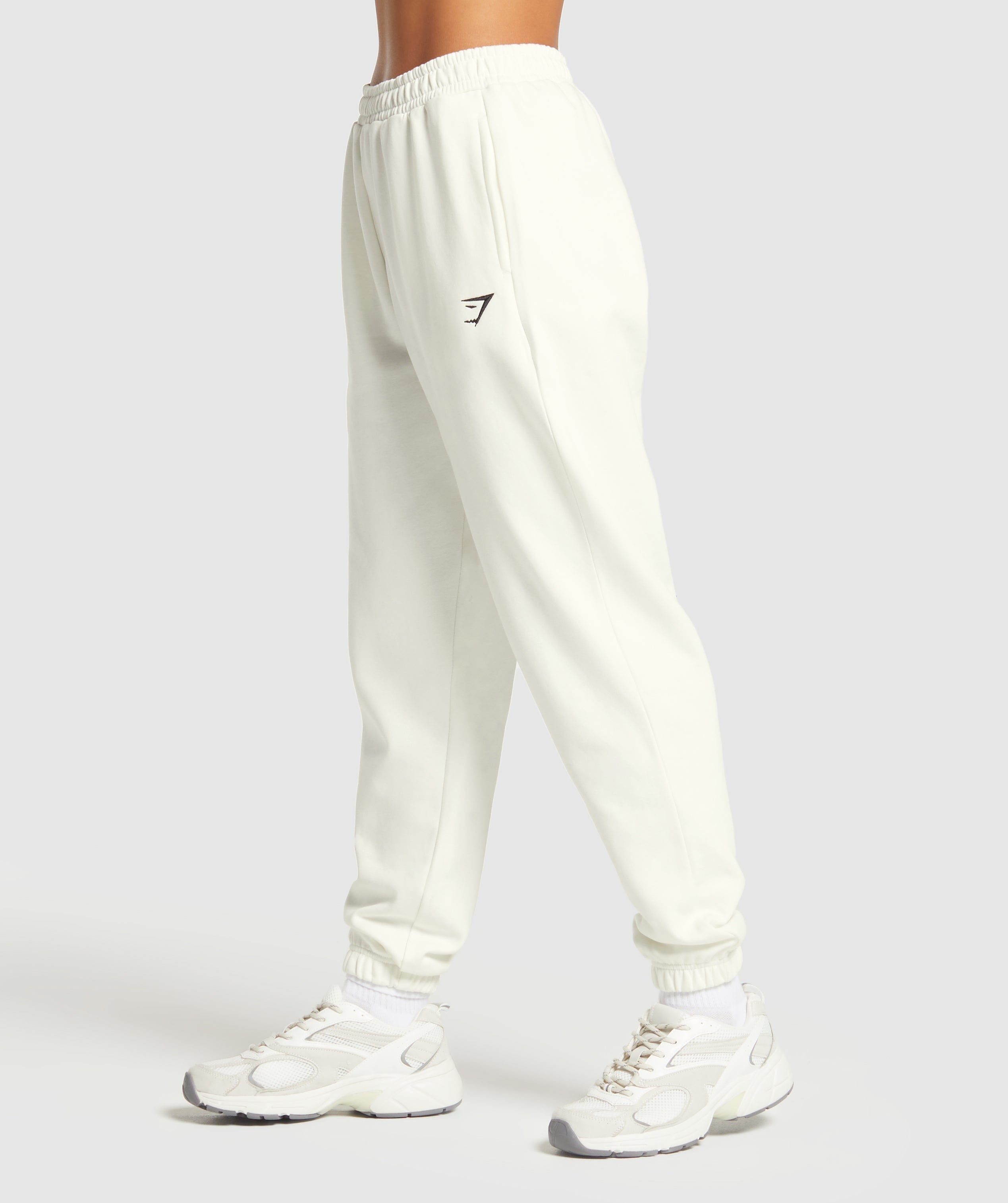 Women's Gymshark Training Fleece Joggers Soft White
