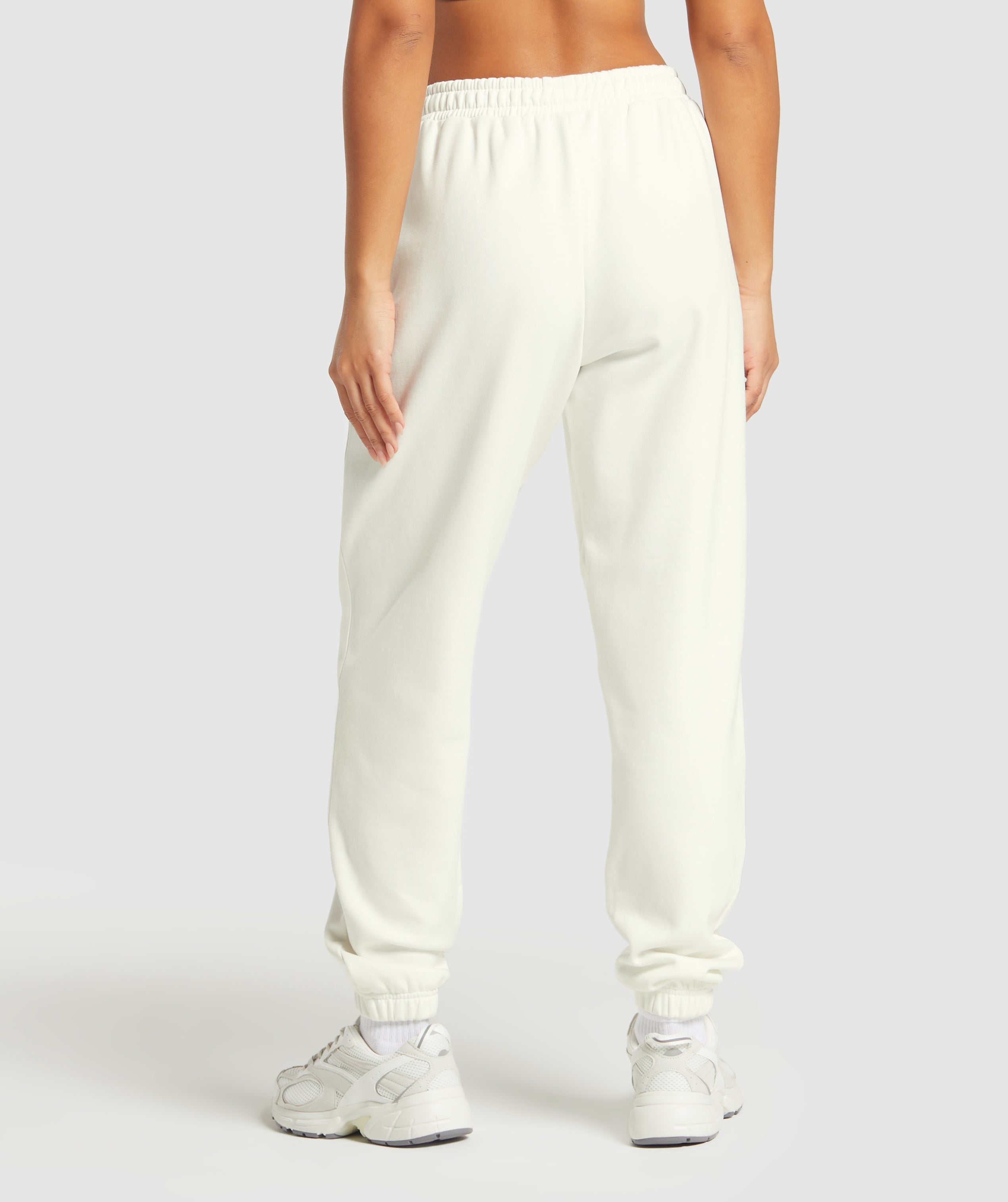 Women's Gymshark Training Fleece Joggers Soft White