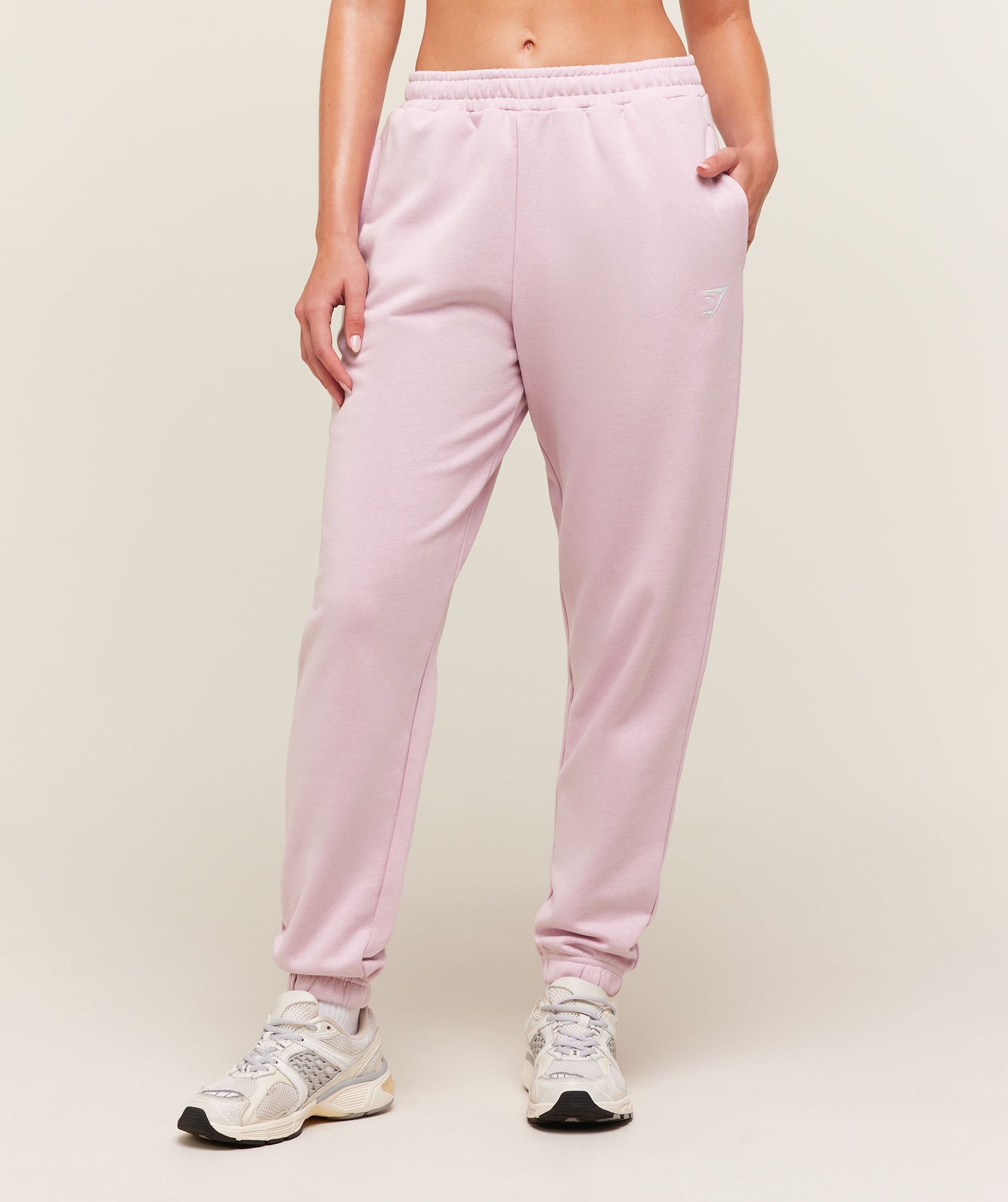 Women's Gymshark Training Regular Fleece Joggers Haze Pink