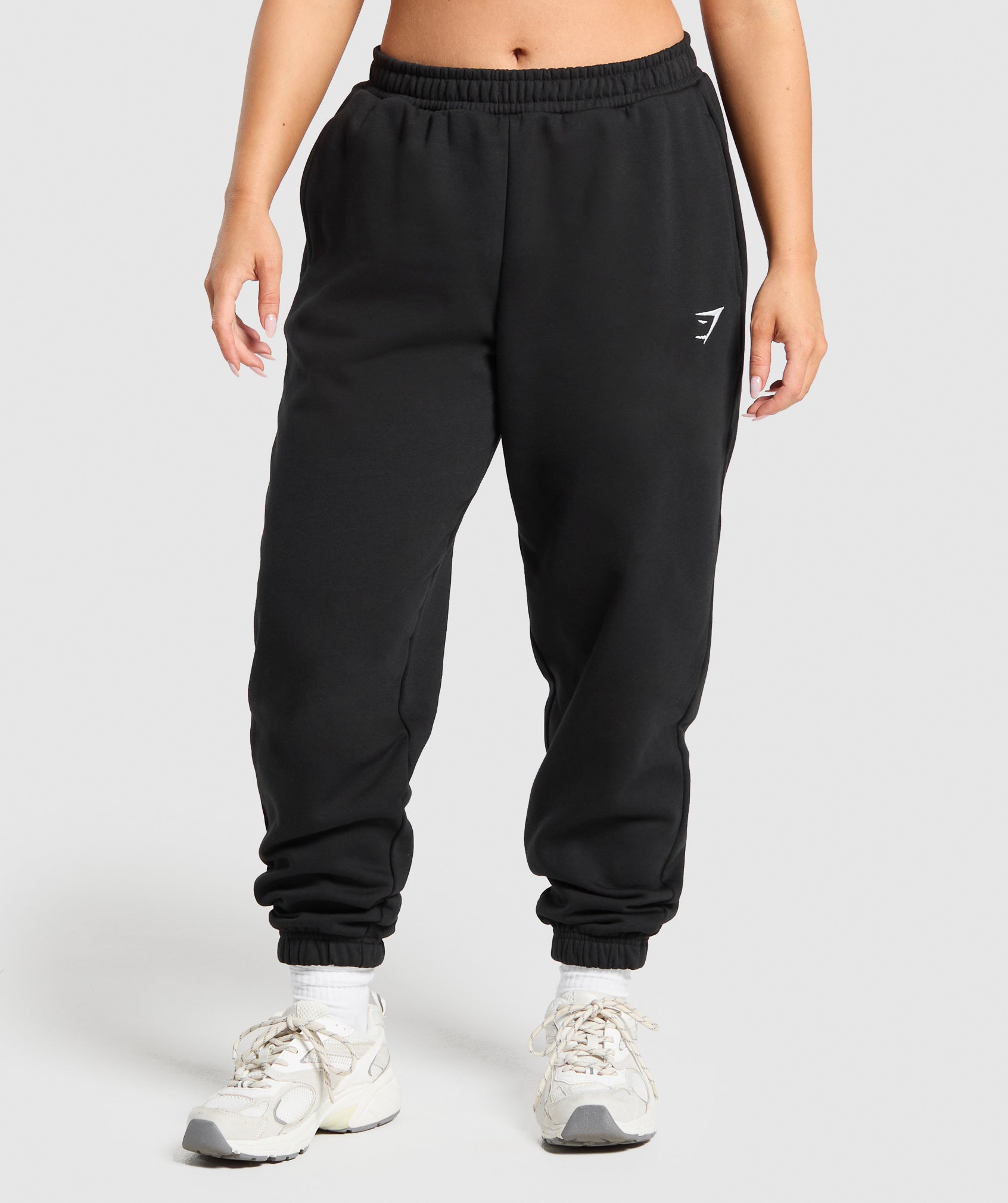 Women's Gymshark Training Fleece Short Joggers Black