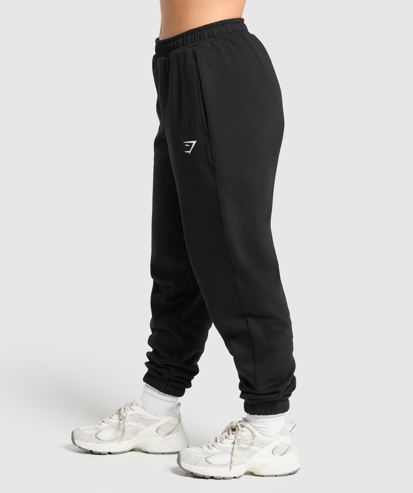 Women's Gymshark Training Fleece Short Joggers Black