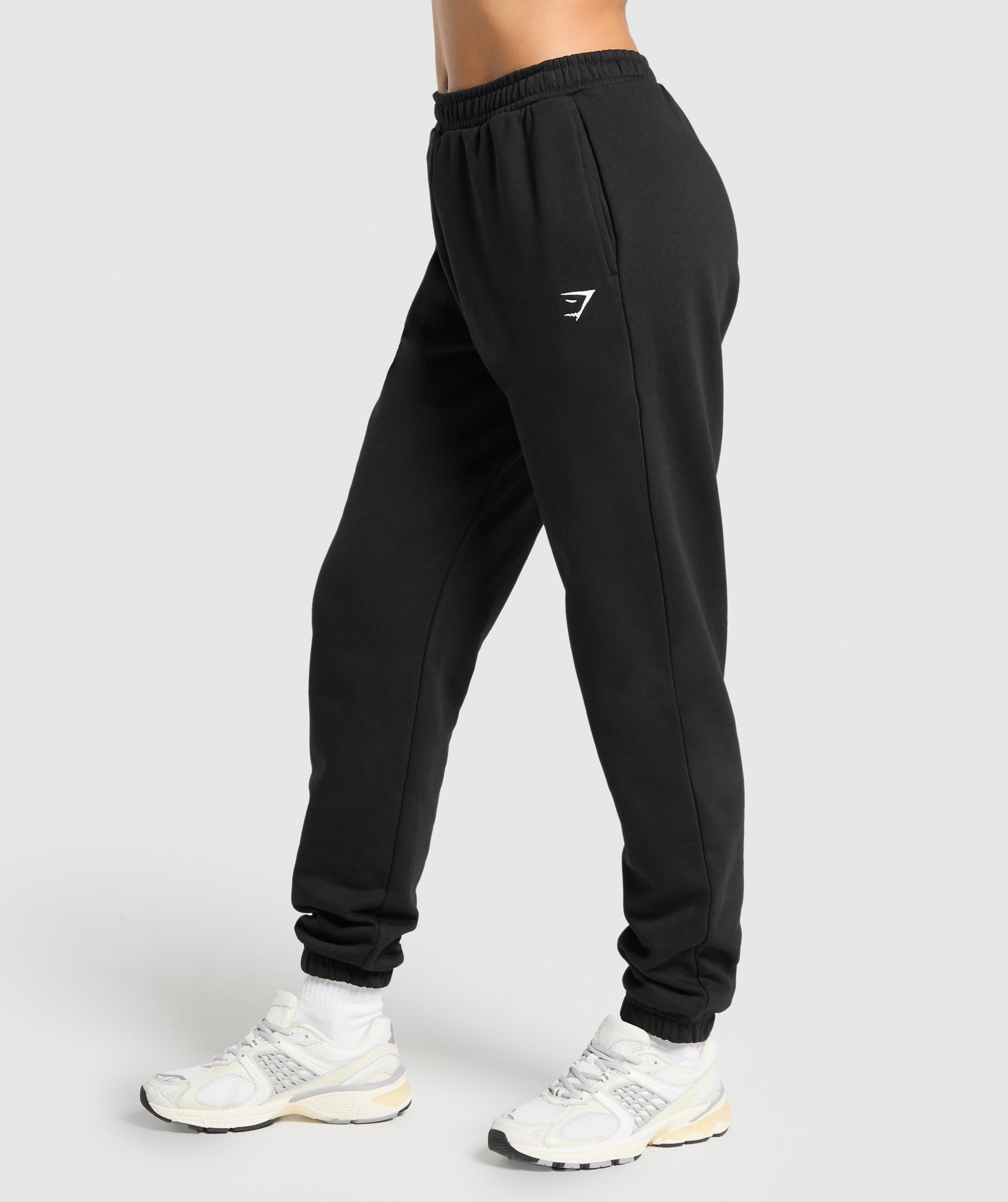 Women's Gymshark Training Fleece Tall Joggers Black