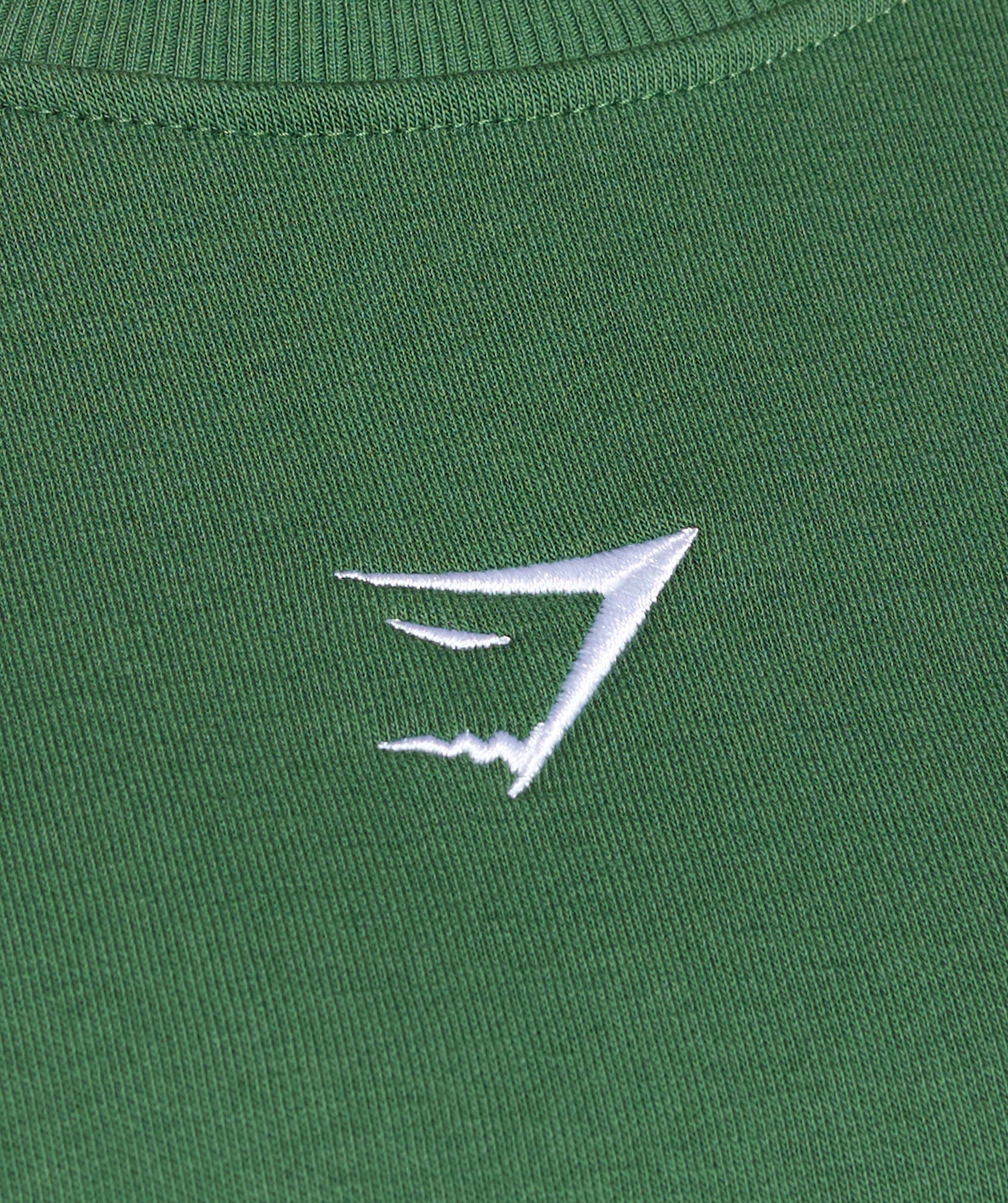 Women's Gymshark Training Oversized Fleece Sweatshirt Classic Green