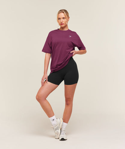 Women's Gymshark Training Oversized T-Shirt Strength Pink