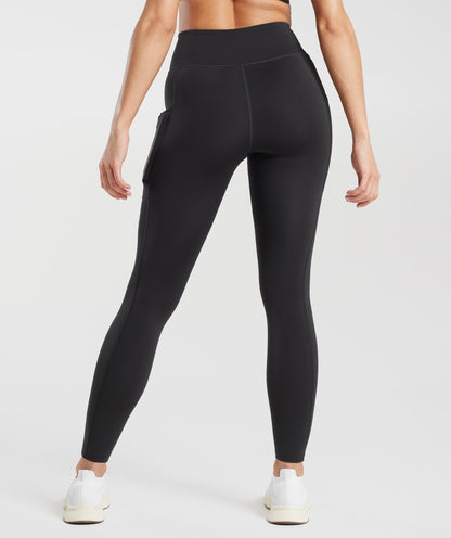 Women's Gymshark Pocket Leggings Black