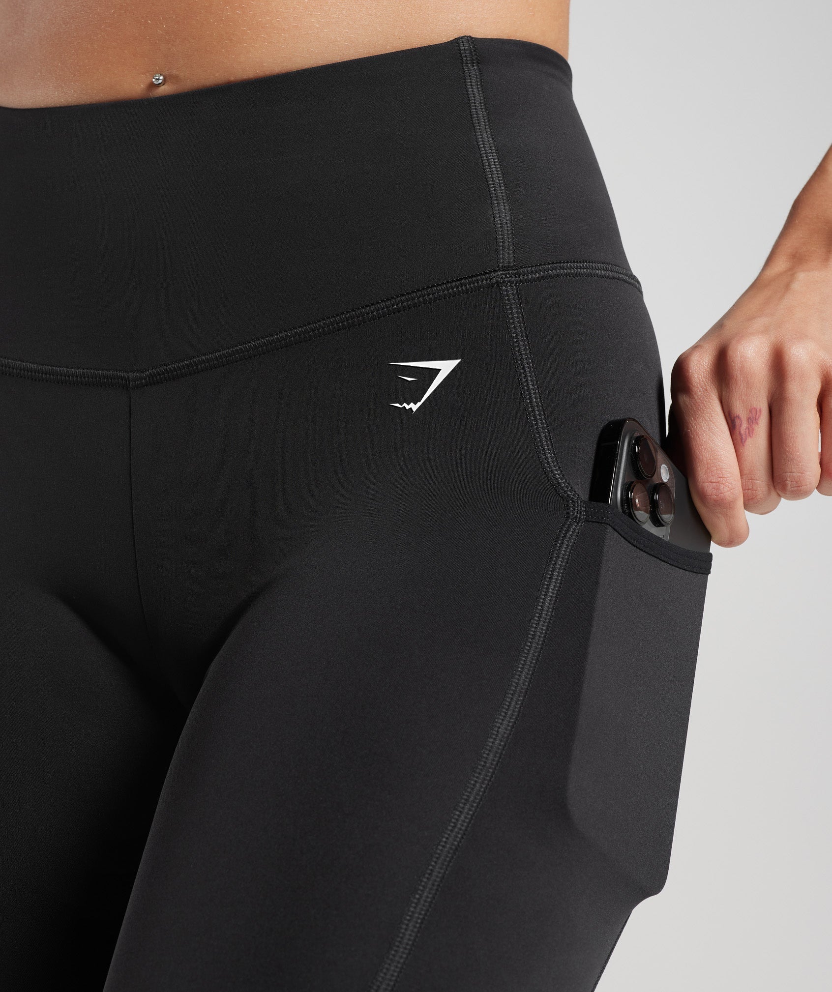 Women's Gymshark Pocket Leggings Black