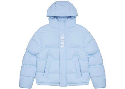 trapstar decoded hooded puffer 2.0 ice blue