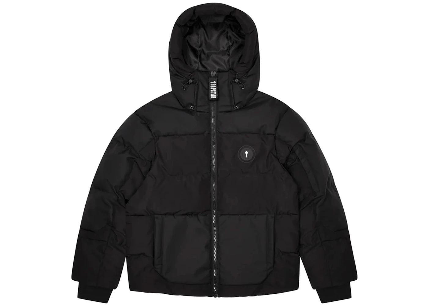 trapstar decoded puffer jacket (fw23) black