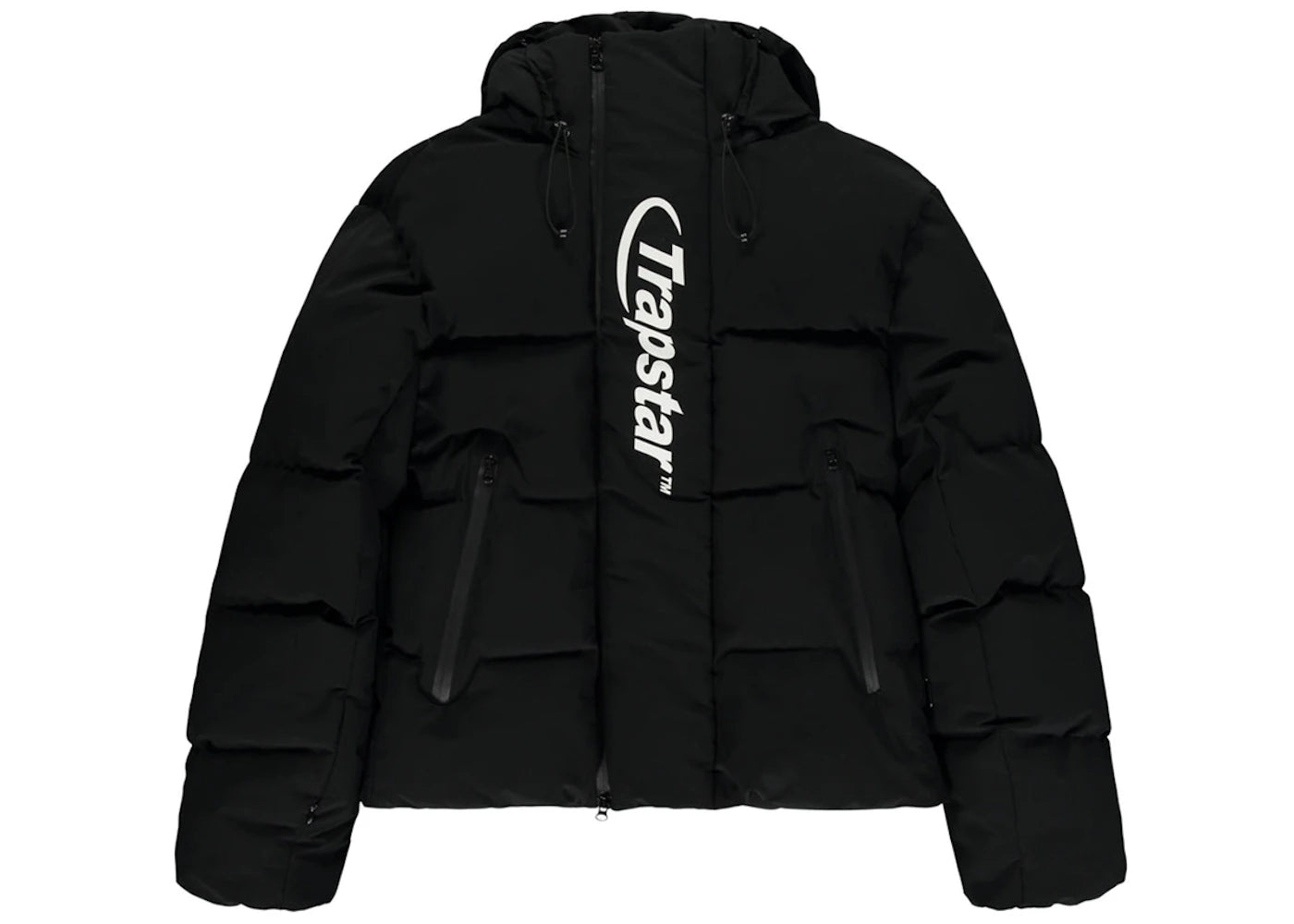 trapstar hyperdrive technical puffer jacket black/white