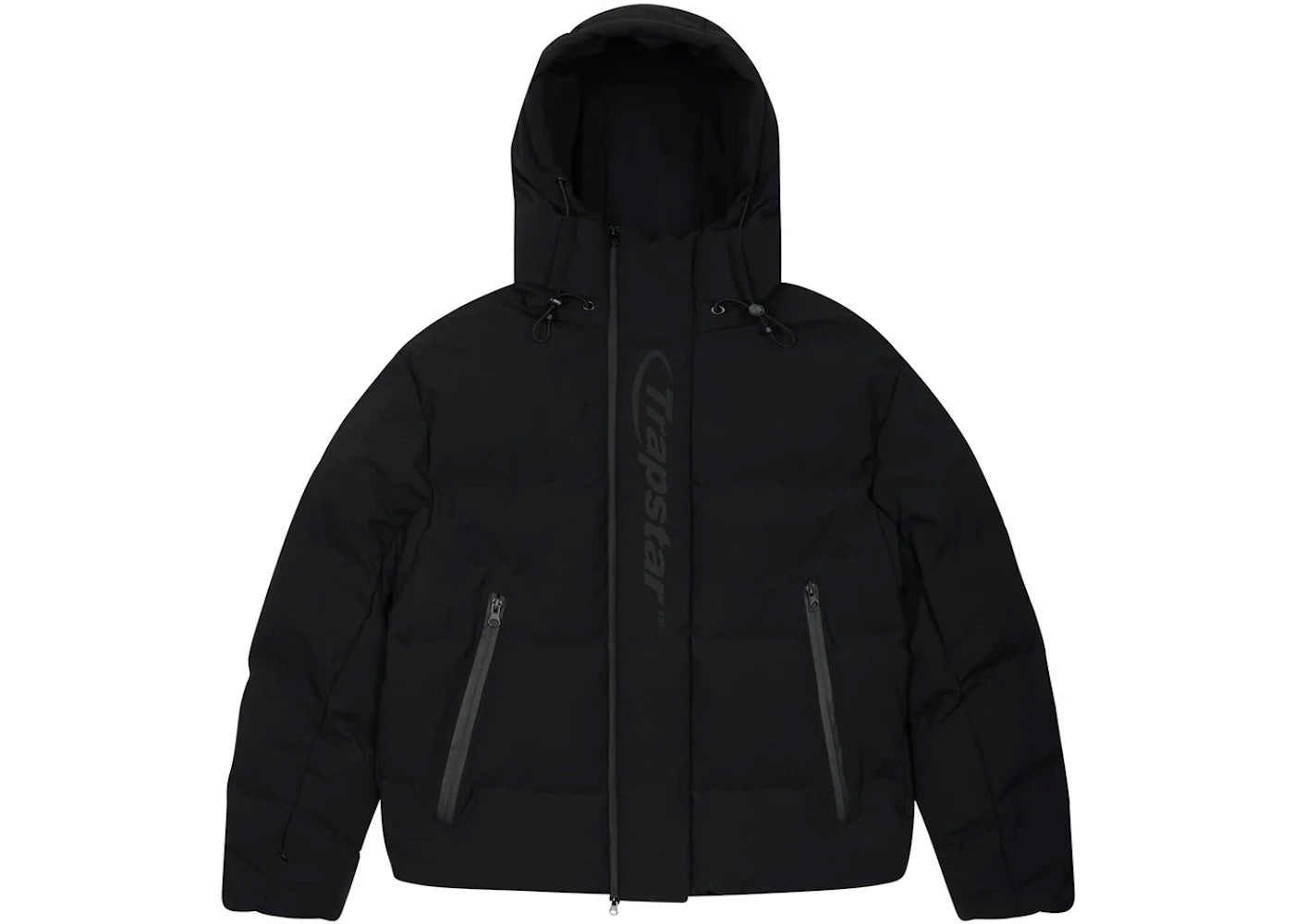 trapstar hyperdrive technical puffer jacket (fw23) blackout edition